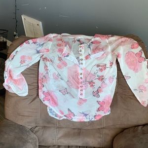 No brand but cute transparent blouse